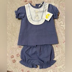 The yellow lamb bloomers set new with tags size 6 months